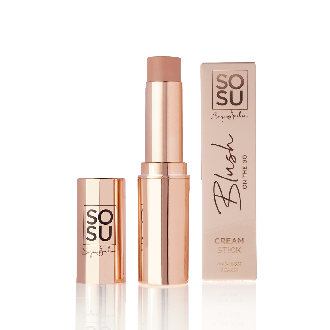 SOSU Cosmetics Tvářenka v tyčince Glow On the Go (Blush) 7 g Peach