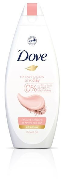 Dove Sprchový gel s růžovým jílem Renewing Glow (Pink Clay Shower Gel) 250 ml