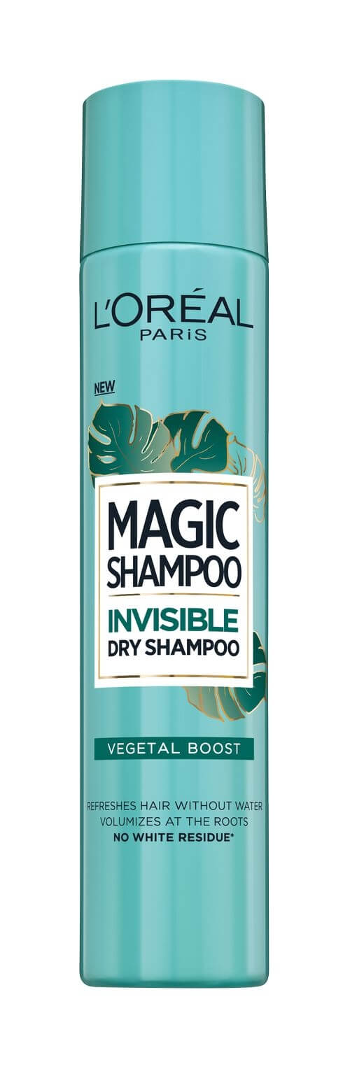 L´Oréal Paris Suchý šampon pro objem vlasů Magic Shampoo (Invisible Dry Shampoo) 200 ml 05 Vegetal Boost