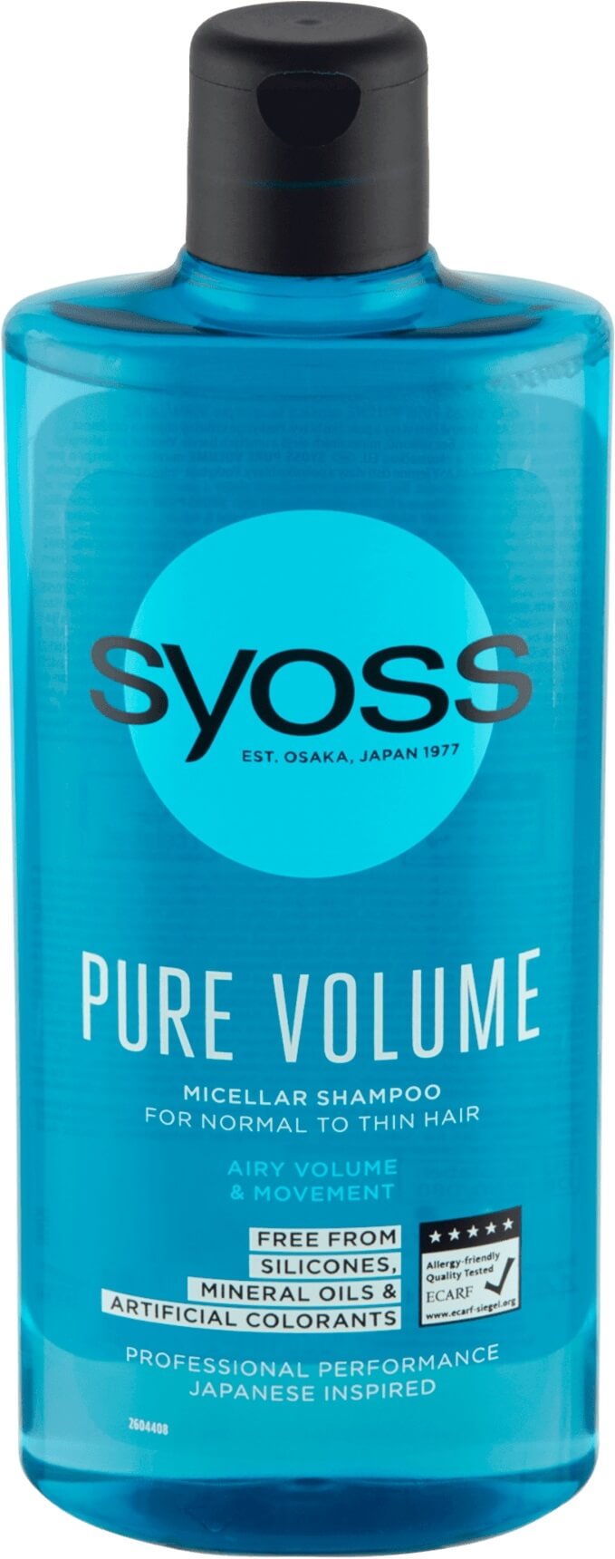 Syoss Micelární šampon pro objem normálních až jemných vlasů Pure Volume (Micellar Shampoo) 440 ml