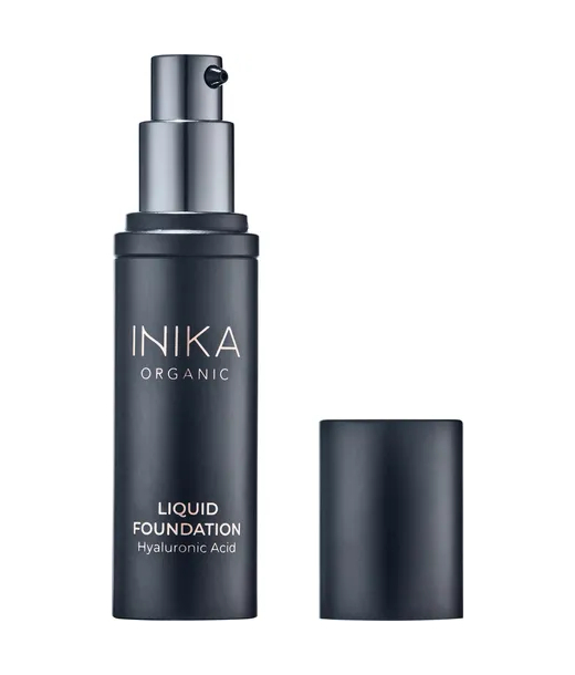 INIKA Organic Tekutý make-up s kyselinou hyalurónovou (Liquid Foundation) 30 ml Porcelain