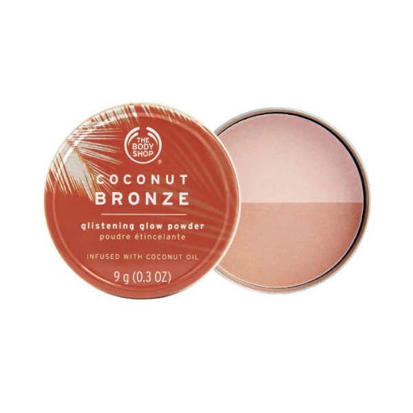 Levně The Body Shop Rozjasňující pudr Coconut Bronze (Glistening Glow Powder) 9 g Coconut