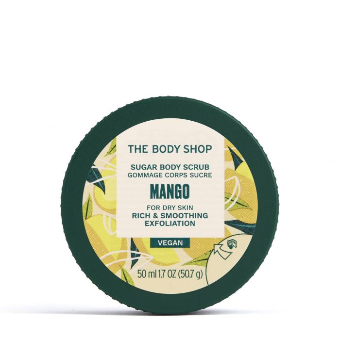 Levně The Body Shop Tělový peeling pro suchou pokožku Mango (Body Scrub) 50 ml