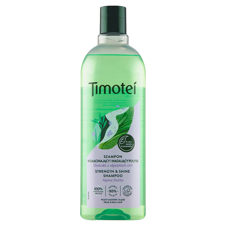 Timotei Posilující šampon Síla a lesk (Strength & Shine Shampoo) 400 ml