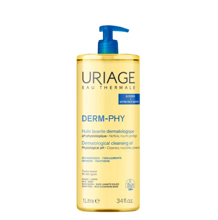 Uriage Čisticí olej Derm-phy Dermatological Cleansing Oil 1000 ml