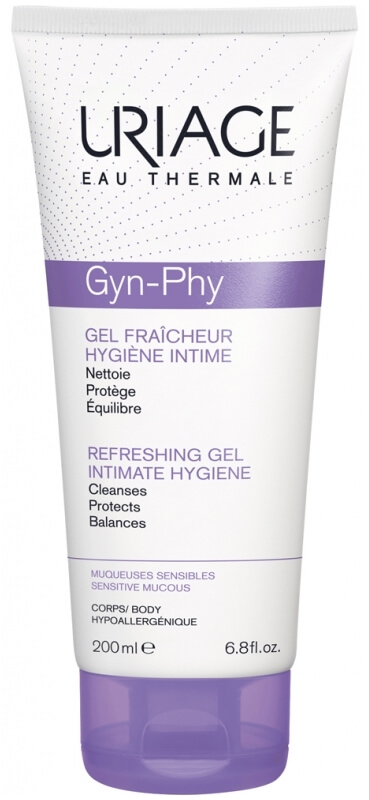 Uriage Osvěžující mycí gel na intimní hygienu Gyn Phy (Refreshing Gel Intimate Hygiene) 500 ml