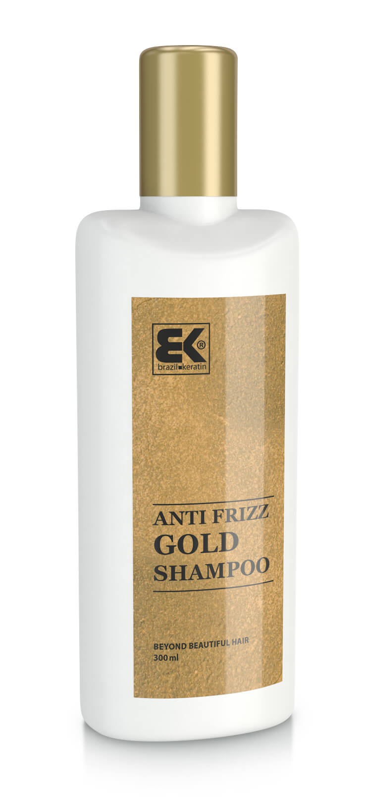 Brazil Keratin Zlatý šampón pre poškodené vlasy (Shampoo Anti-Frizz Gold) 300 ml + 2 mesiace na vrátenie tovaru