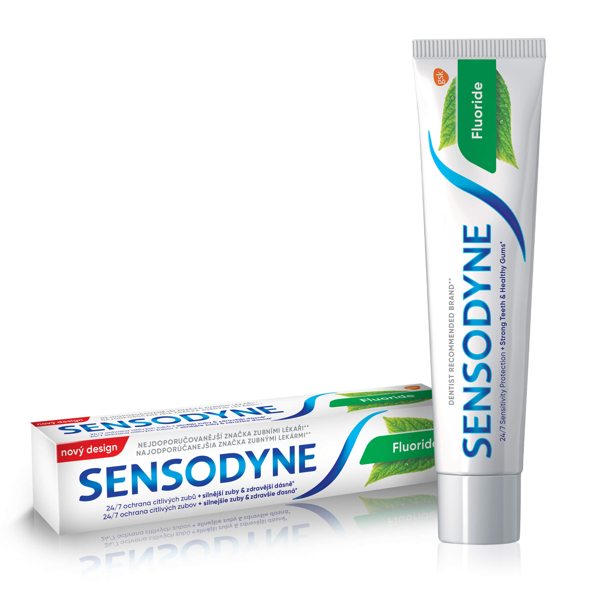 Sensodyne Zubná pasta na citlivé zuby Fluoride 100 ml + 2 mesiace na vrátenie tovaru