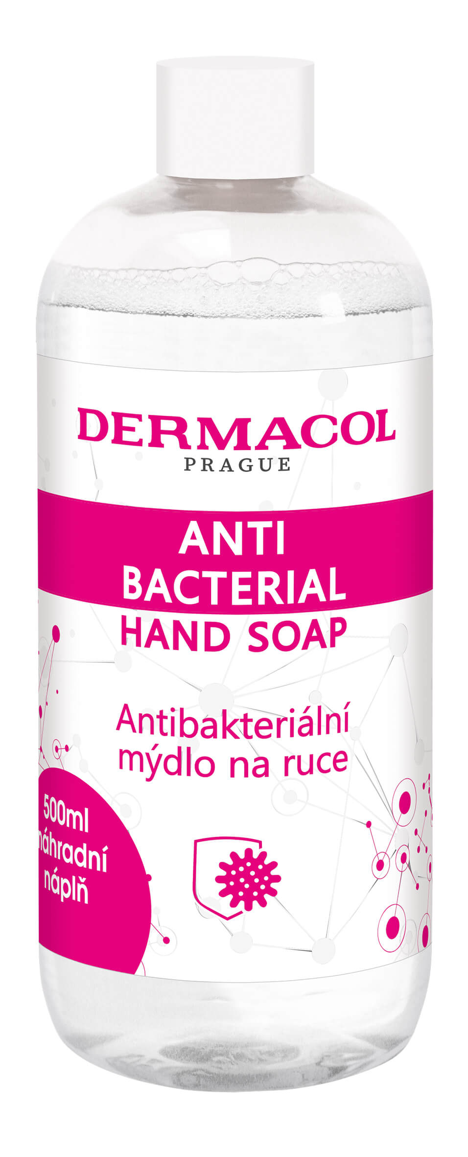 Dermacol Antibakteriálne mydlo na ruky (Anti Bacterial Hand Soap) - náhradná náplň 500 ml