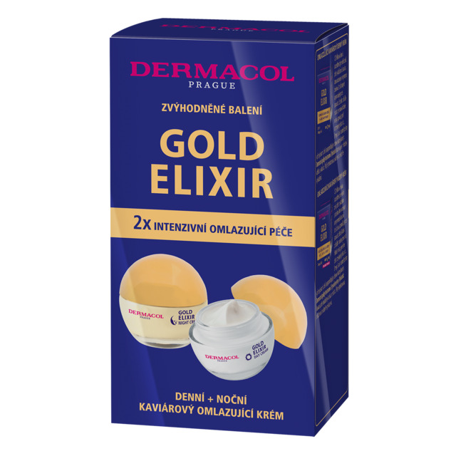 Dermacol Dárková sada pleťové péče Gold Elixir