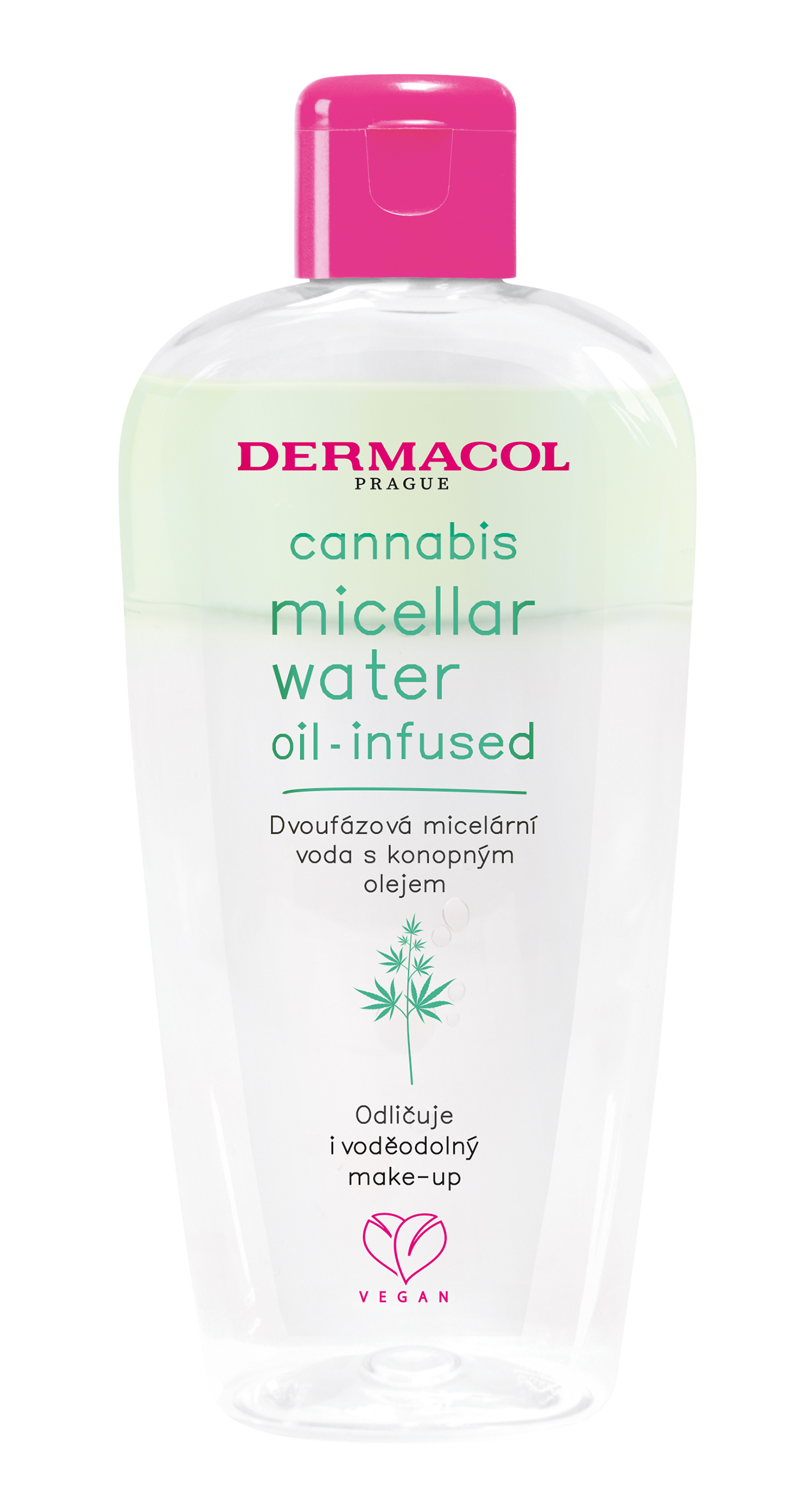Dvoufázová micelární voda s konopným olejem Cannabis (Micellar Water) 200 ml