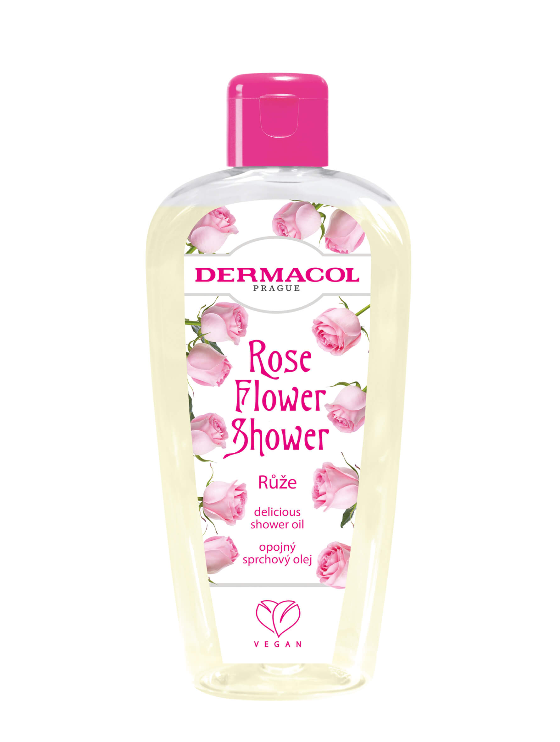 Dermacol Opojný sprchový olej Růže Flower Shower (Delicious Shower Oil) 200 ml