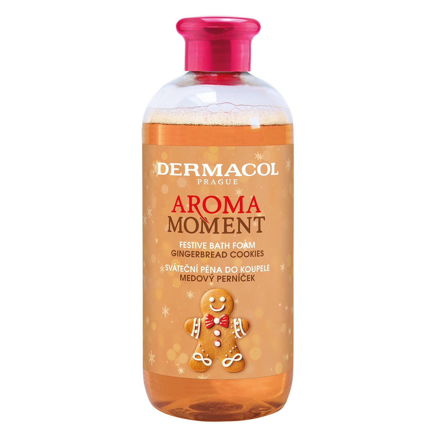 Dermacol Pena do kúpeľa Medový perníček Aroma Moment (Festive Bath Foam) 500 ml