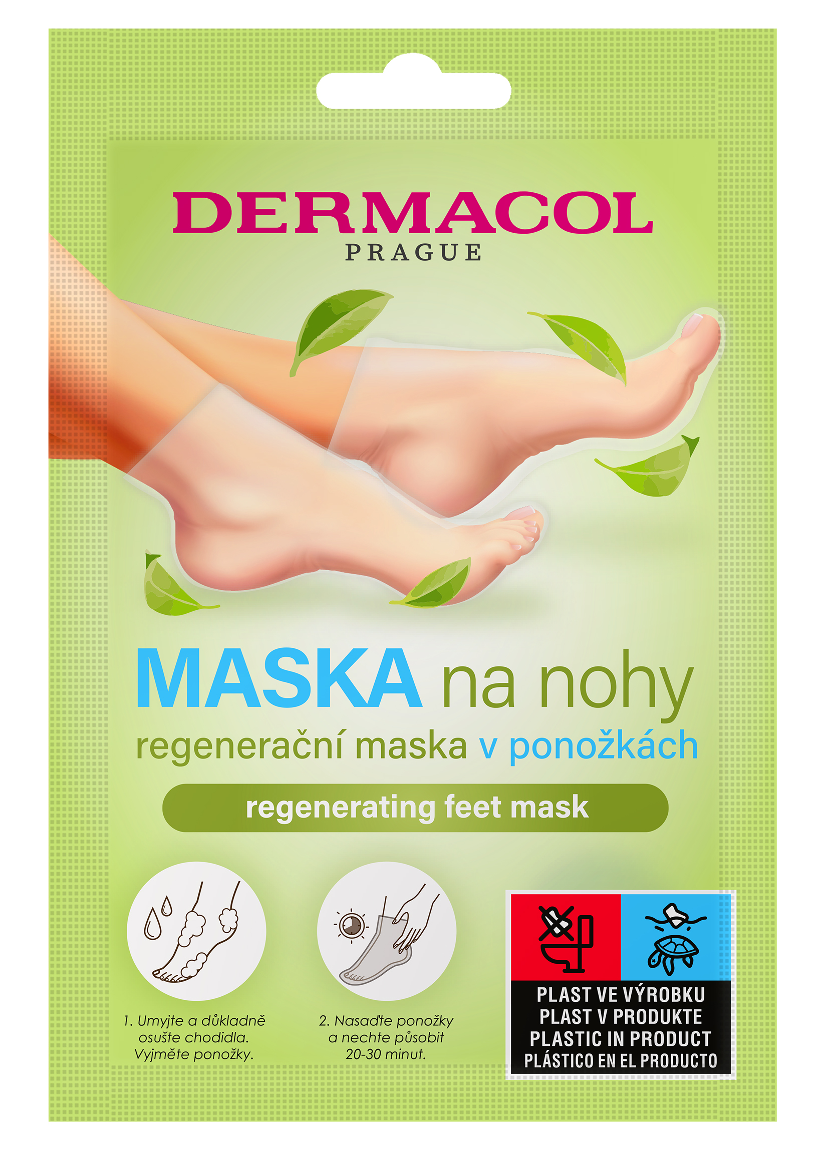 Dermacol Regenerační maska na nohy v ponožkách (Regenerating Feet Mask)