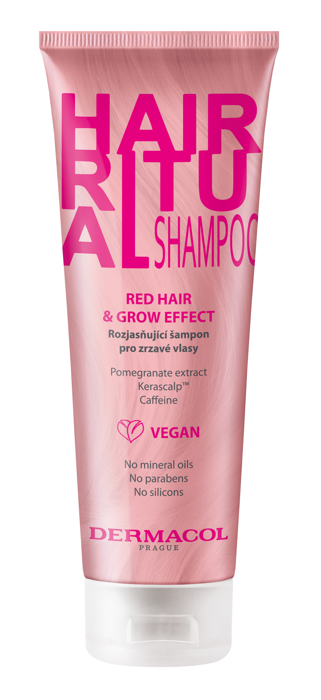 Levně Dermacol Rozjasňující šampon pro zrzavé vlasy Hair Ritual (Shampoo) 250 ml