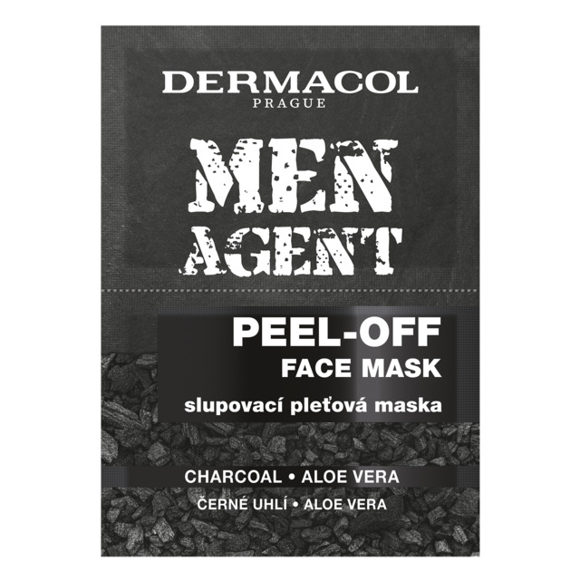 Dermacol Slupovací pleťová maska Men Agent (Peel-Off Face Mask) 2 x 7,5 ml