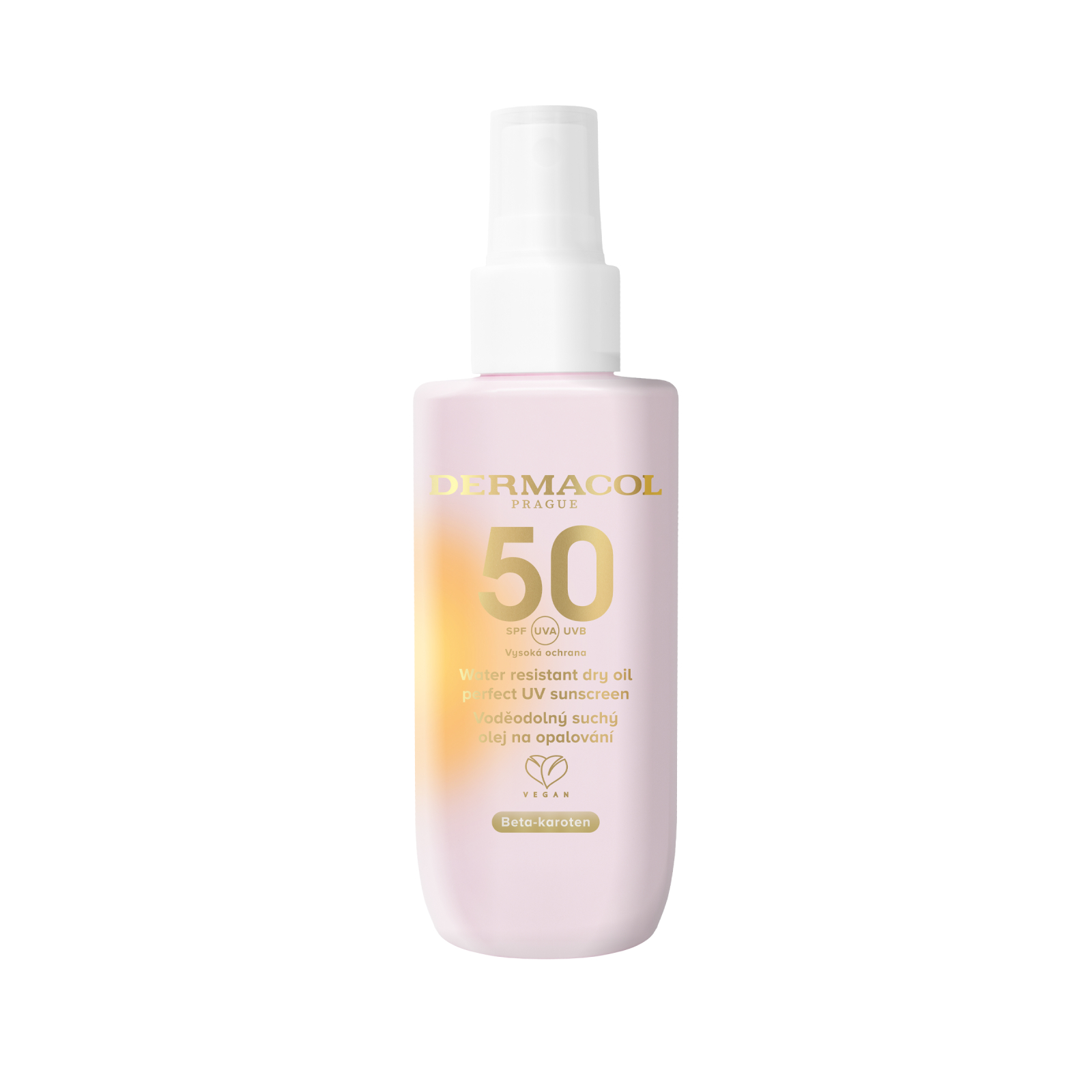 Dermacol Voděodolný suchý olej na opalování SPF 50 Dry Oil 150 ml