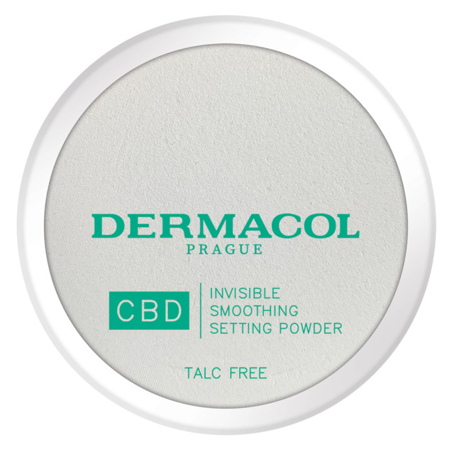 Dermacol Zmatňujúci fixačný púder s CBD (Invisible Smoothing Setting Powder) 8 g