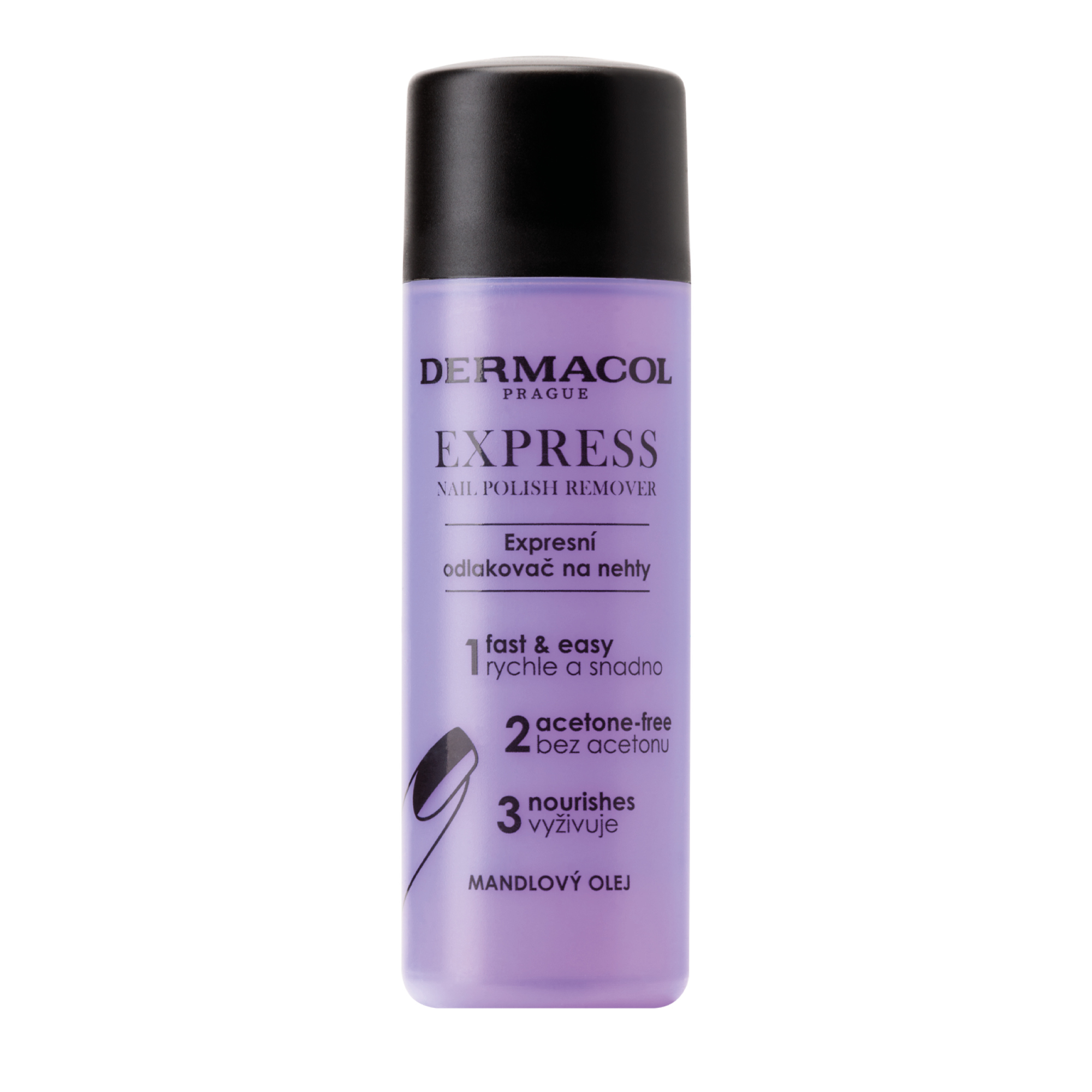 Dermacol Expresní odlakovač na nehty (Express Nail Polish Remover) 120 ml