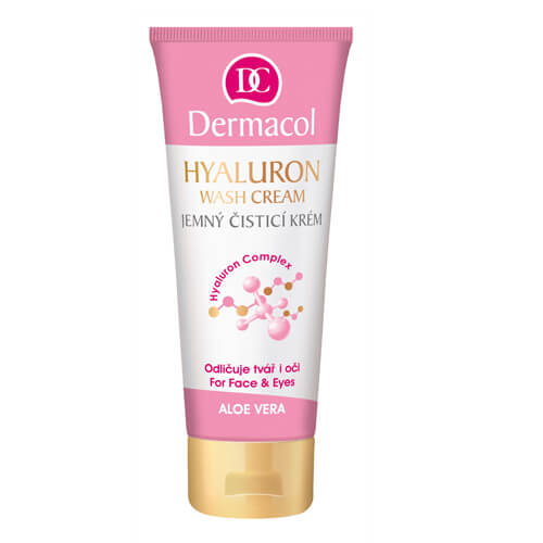 Dermacol Jemný čistiaci krém 3D Hyalluron Therapy (Wash Cream For Face & Eyes) 100 ml + 2 mesiace na vrátenie tovaru