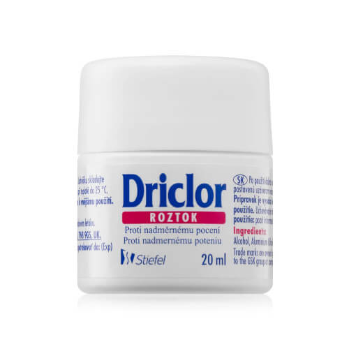 Driclor Antiperspirant roll-on proti nadměrnému pocení Solution 20 ml