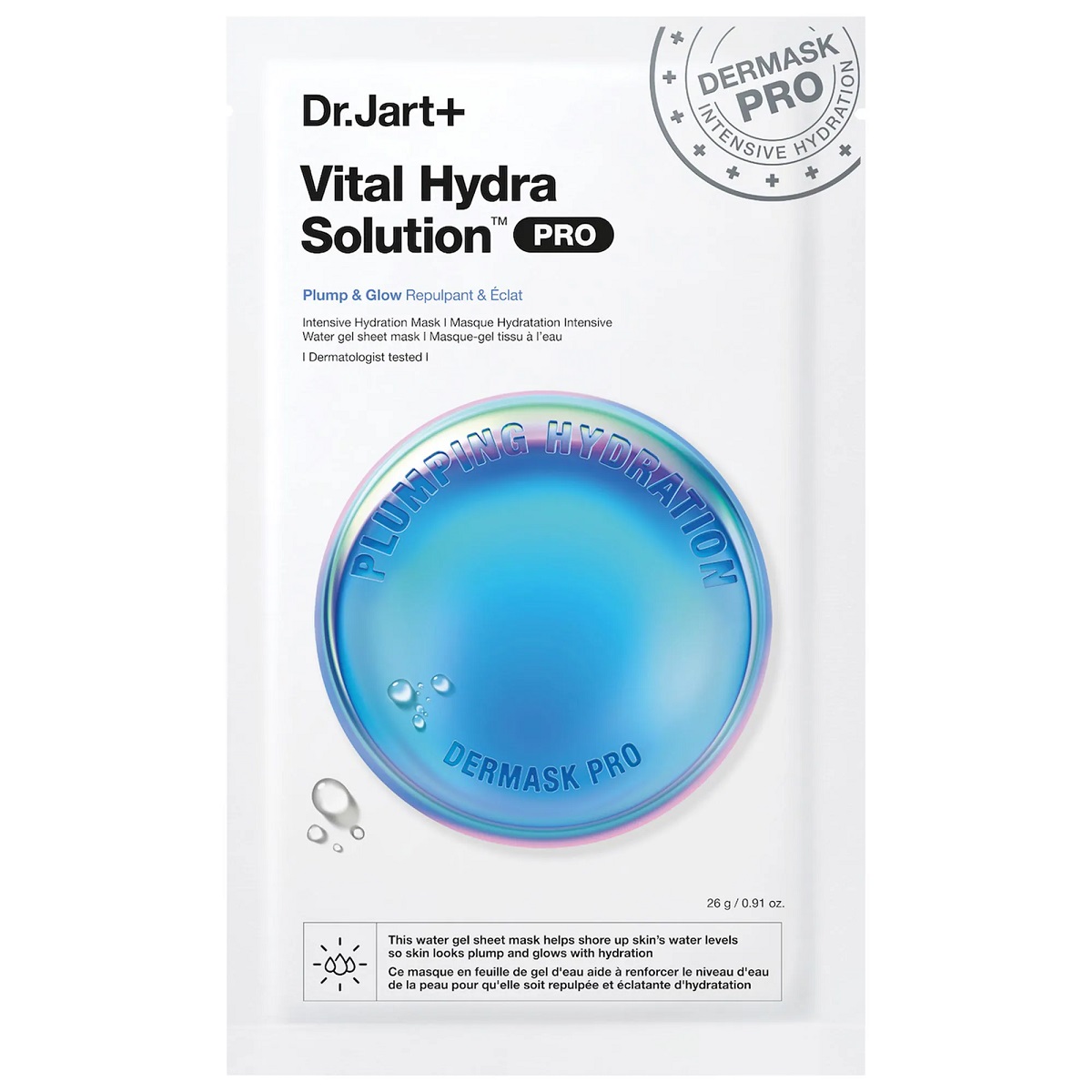 Dr. Jart+ Vital Hydra Solution Pro 26 g hĺbkovo hydratačná pleťová maska