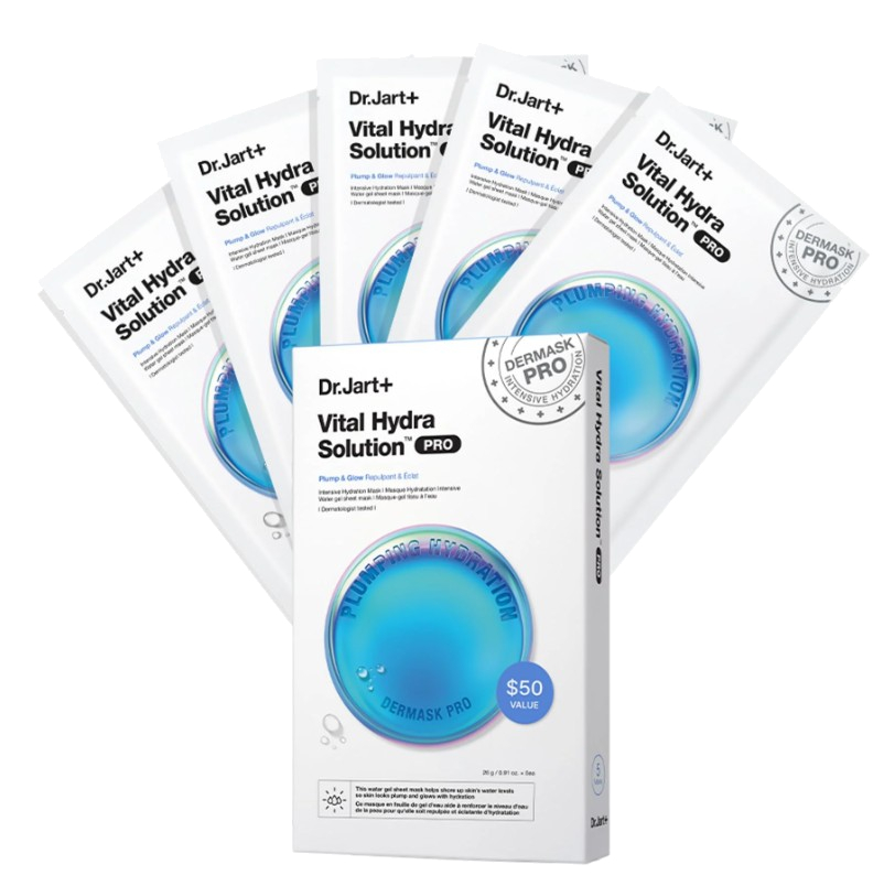 Dr. Jart+ Hĺbkovo hydratačná pleťová maska Vital Hydra Solution Pro 5 x 26 g