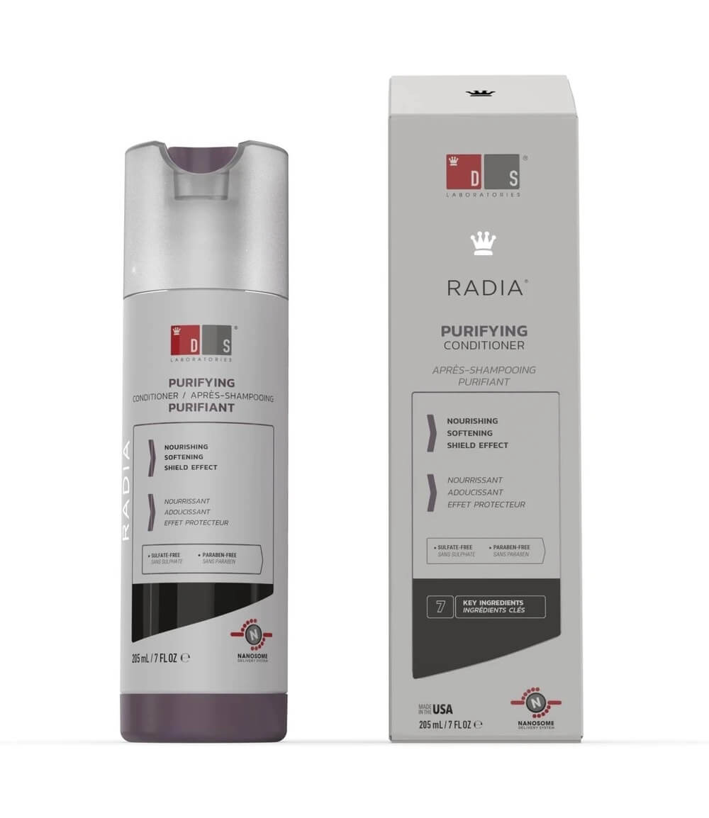 Zobrazit detail výrobku DS Laboratories Kondicionér pro citlivou pokožku hlavy Radia (Purifying Conditioner) 205 ml