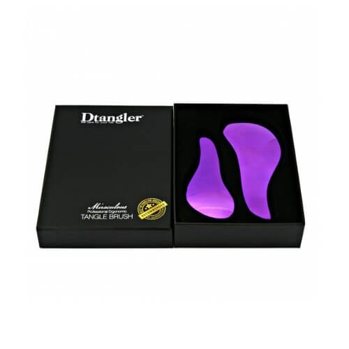 D Tangler Dárková sada kartáčů na vlasy Miraculous Purple