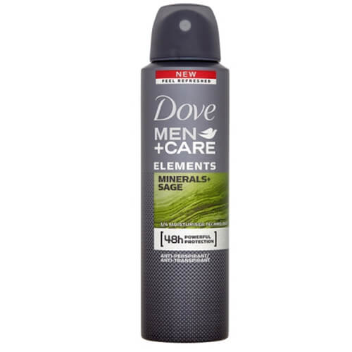 Dove Deodorant ve spreji pro muže Elements Minerals & Sage Men+Care 150 ml