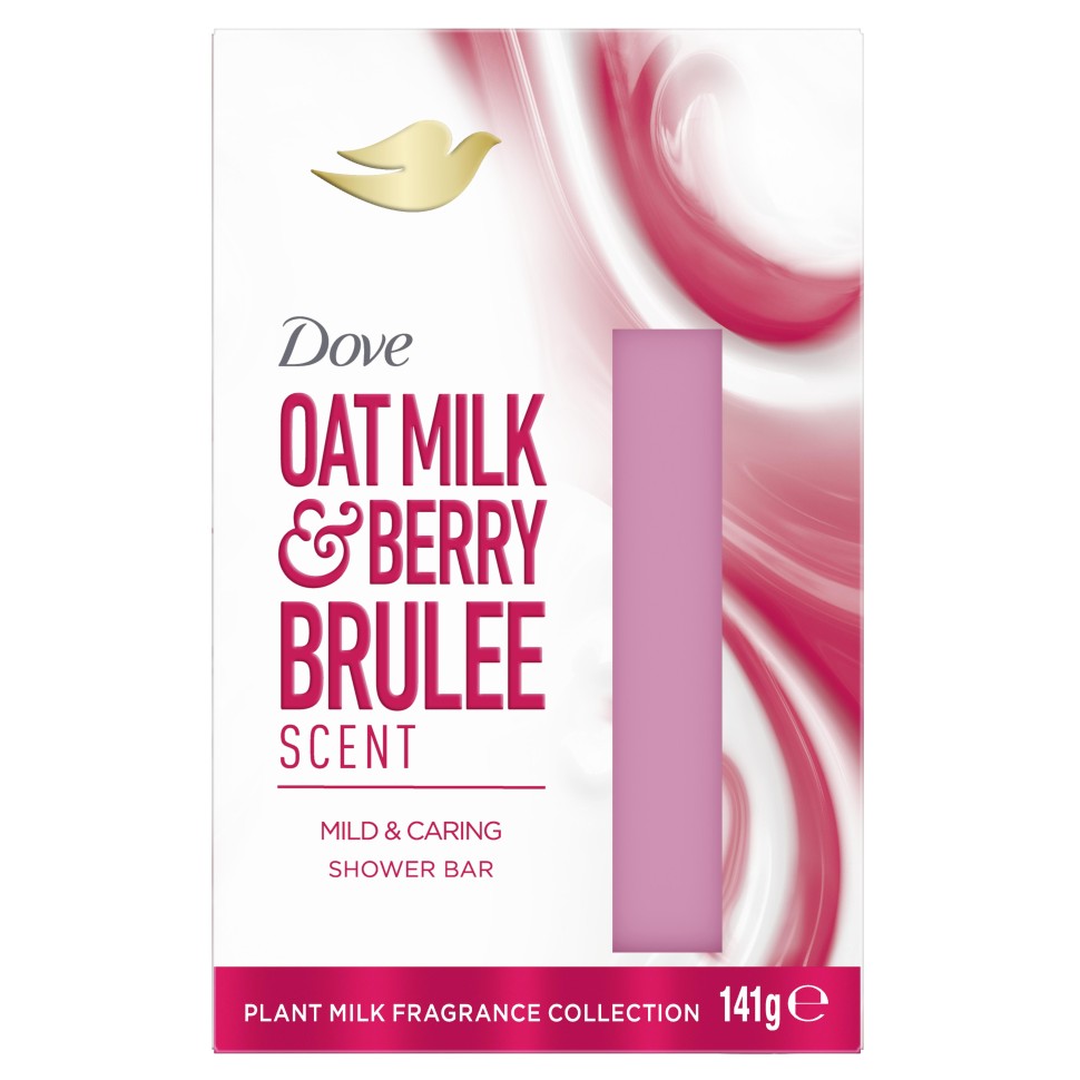 Dove Krémová tableta Ovesné mléko a Berry Bruleé 141 g