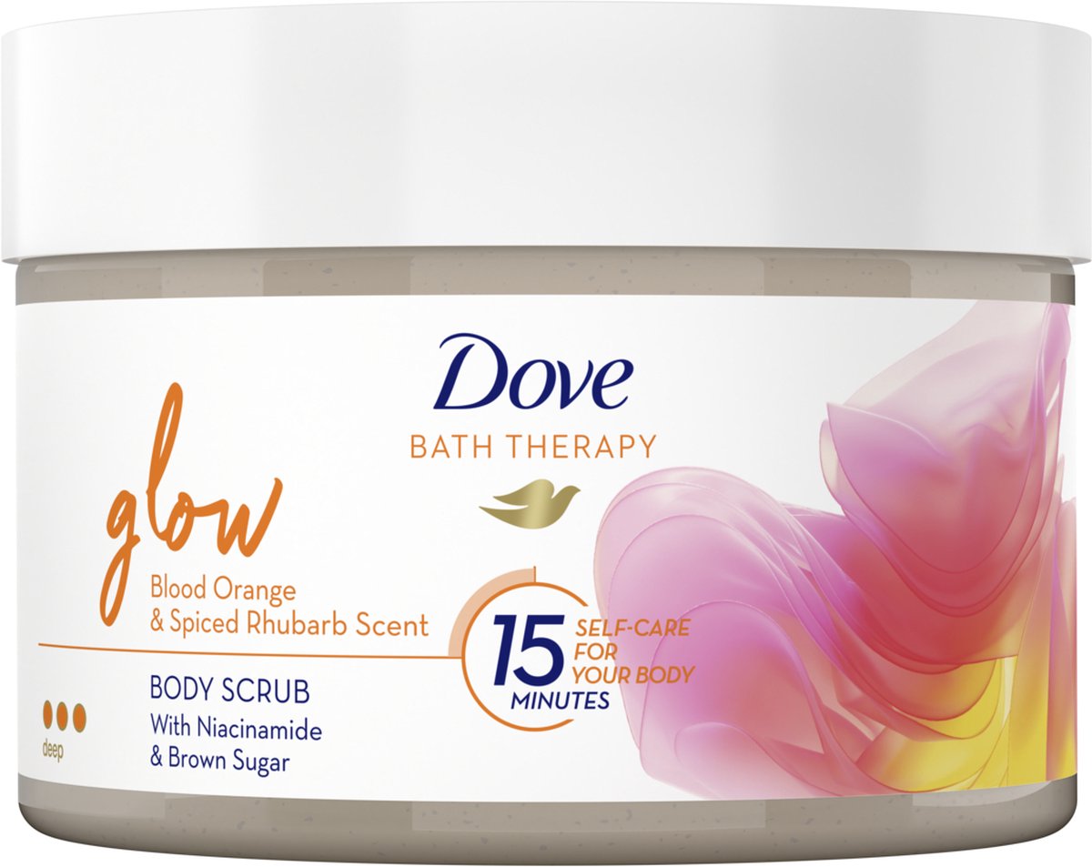 Dove Tělový peeling Bath Therapy Glow (Body Scrub) 295 ml