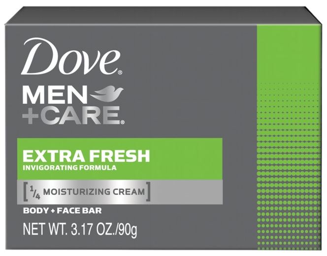 Dove Tuhé mýdlo Men+Care Extra Fresh (Body+Face Bar) 90 g