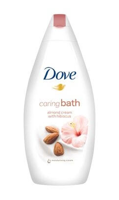 Dove Krémová pena do kúpeľa s mandľovým krémom a ibištekom (Caring Bath) 500 ml
