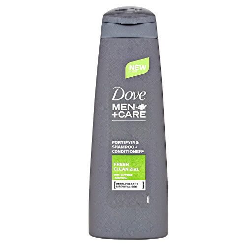 Dove Šampón 2v1 Men + Care Fresh Clean (Fortifying Shampoo+Conditioner) 400 ml + 2 mesiace na vrátenie tovaru