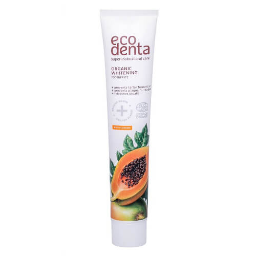 Ecodenta Organická bělicí zubní pasta (Whitening Toothpaste With Papaya Extract) 75 ml