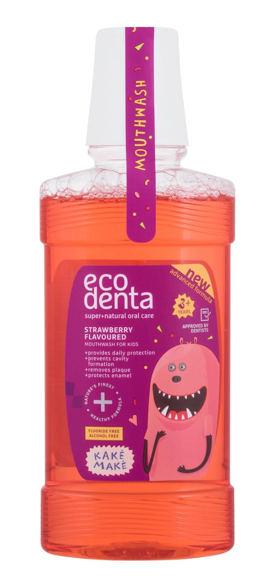 Ecodenta Ústní voda s jahodovou příchutí pro děti Super+Natural Oral Care (Strawberry Flavoured Mouthwash For Kids) 250 ml