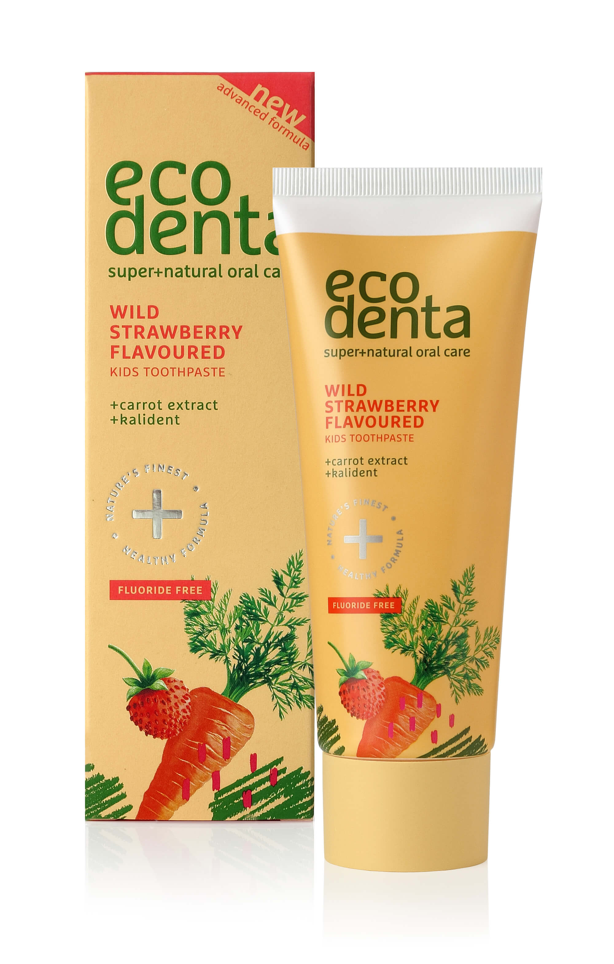 Ecodenta Zubní pasta s jahodovou příchutí pro děti (Wild Strawberry Scented Toothpaste For Children) 75 ml