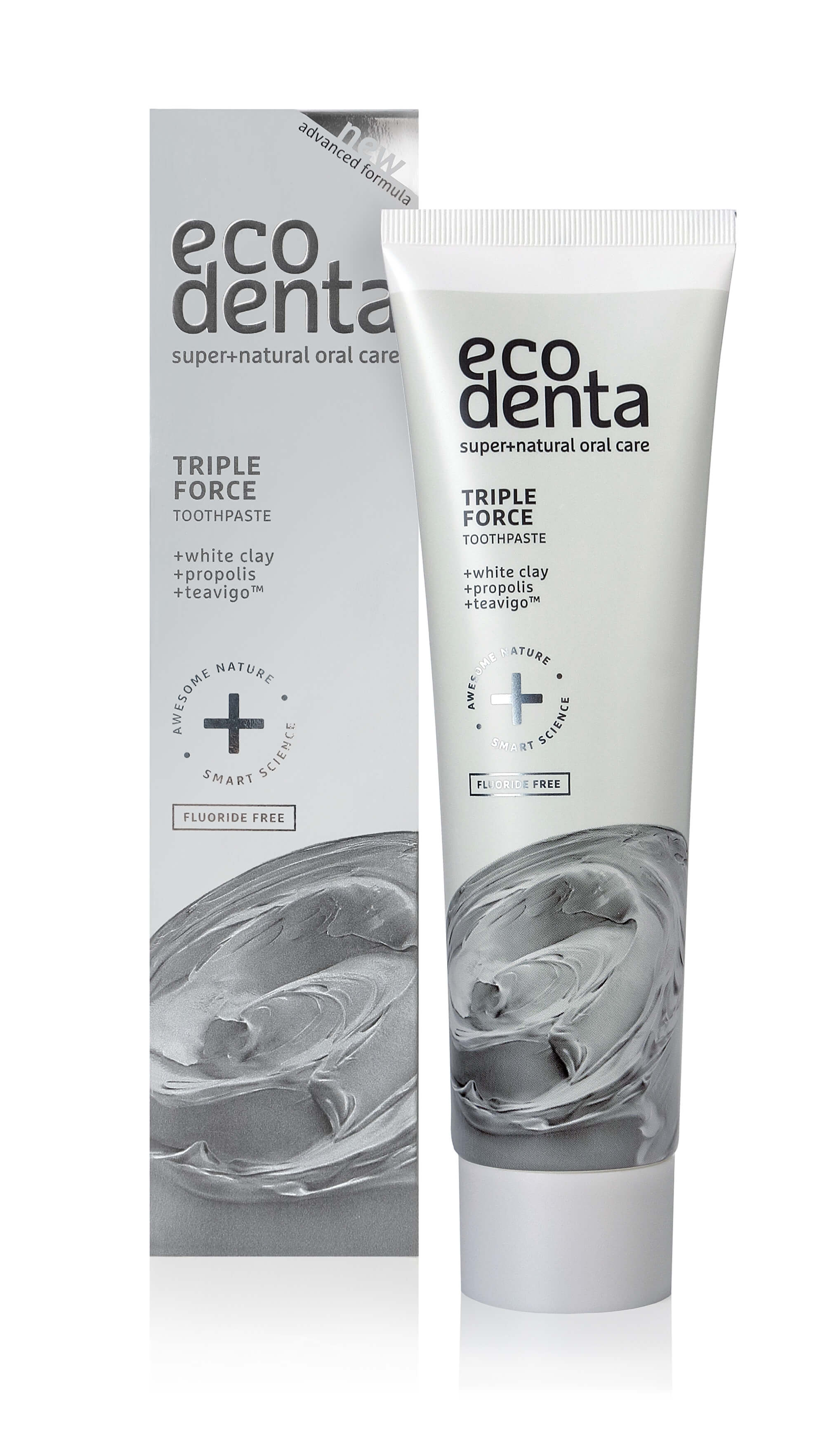 Zobrazit detail výrobku Ecodenta Zubní pasta s trojitým efektem s bílým jílem, propolisem a extraktem Teavigo (Triple Effect Toothpaste) 100 ml