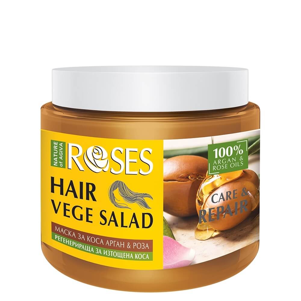 Zobrazit detail výrobku ELLEMARE Maska pro suché a poškozené vlasy Roses Vege Salad (Hair Mask) 500 ml