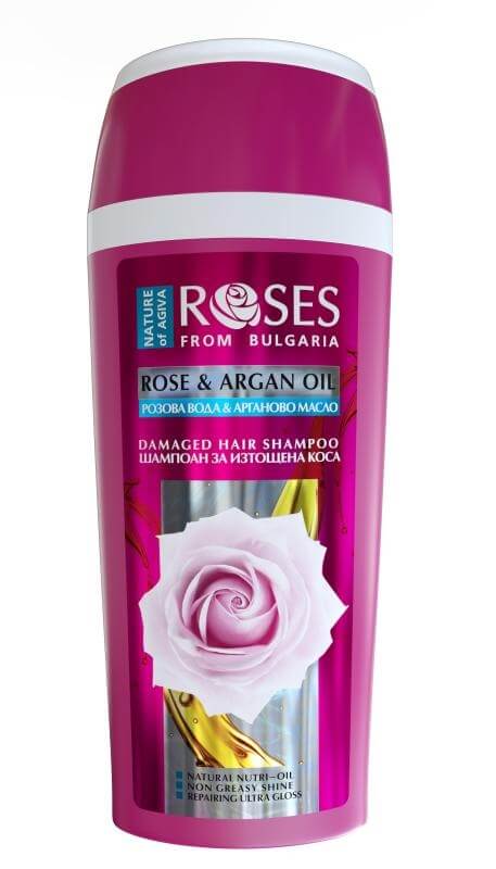 Zobrazit detail výrobku ELLEMARE Šampon pro suché a poškozené vlasy Rose and Argan Oil (Damaged Hair Shampoo) 250 ml