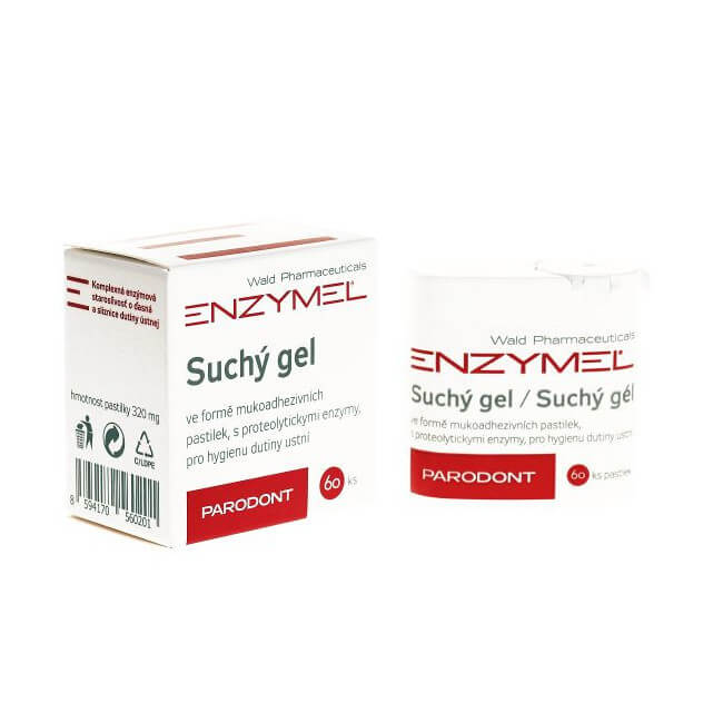 Zobrazit detail výrobku Enzymel Suchý gel pastilky Parodont 60 ks