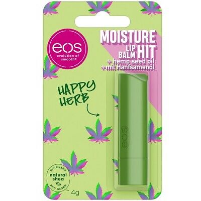 EOS Hydratační balzám na rty Moisture Hit Happy Herb (Stick Lip Balm) 4 g
