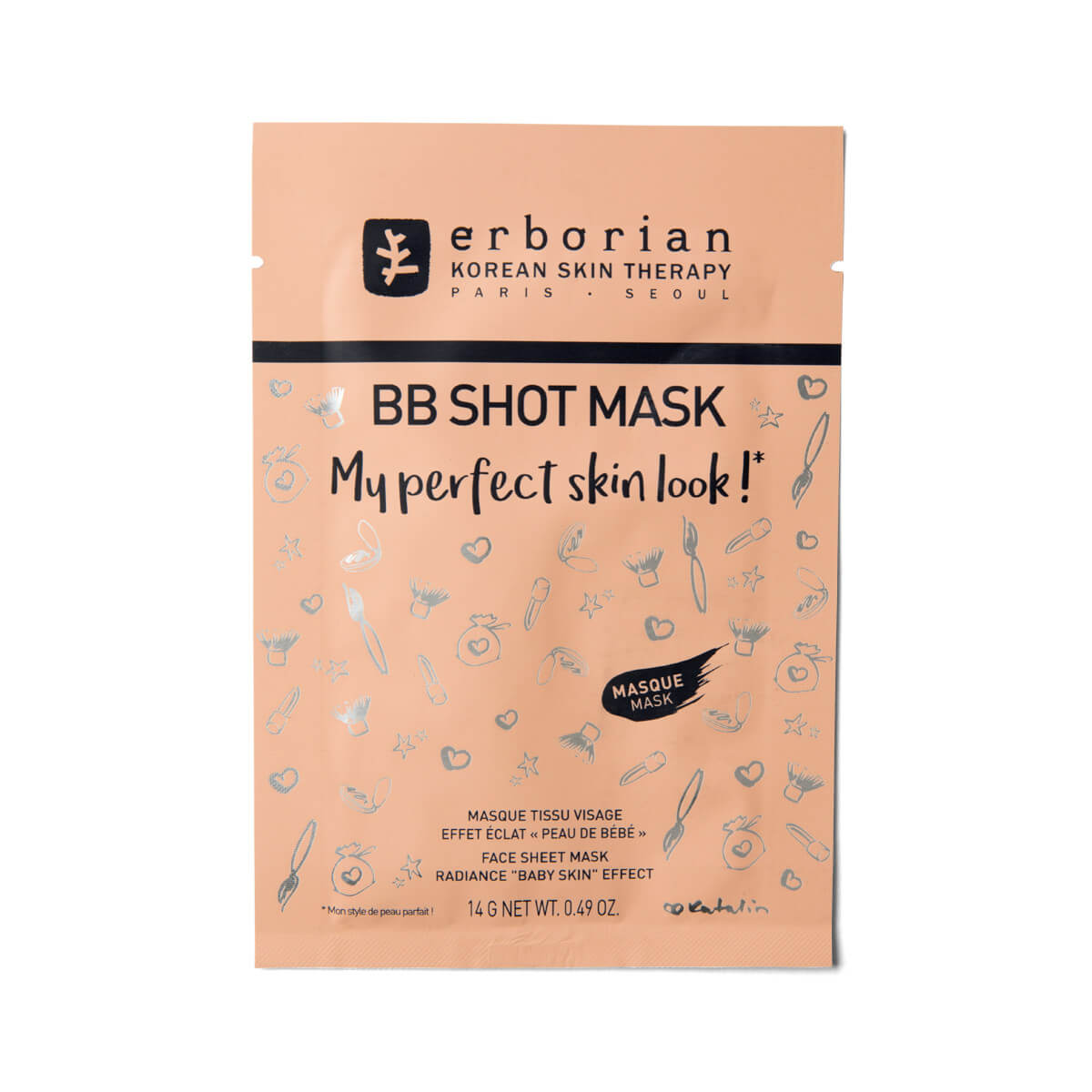 Zobrazit detail výrobku Erborian Rozjasňující pleťová maska BB Shot Mask (Face Sheet Mask) 14 g