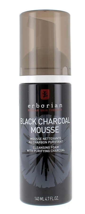 Erborian Čisticí pěna pro mastnou a smíšenou pleť Black Charcoal Mousse (Cleansing Foam) 140 ml