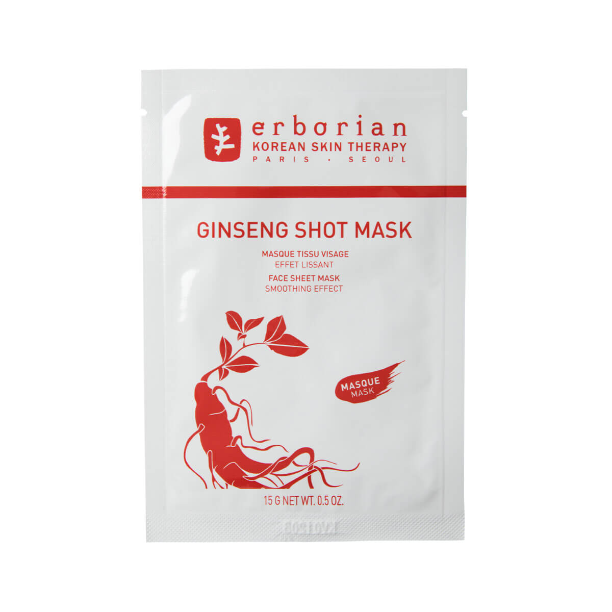 Zobrazit detail výrobku Erborian Zklidňující pleťová maska Ginseng Shot Mask (Face Sheet Mask) 15 g