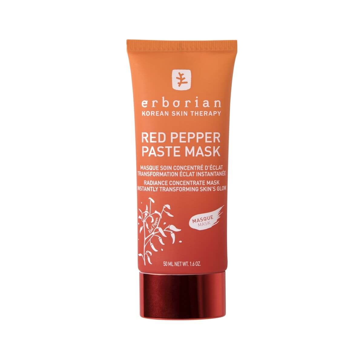 Zobrazit detail výrobku Erborian Rozjasňující a energizující pleťová maska Red Pepper Paste Mask (Radiance Concentrate Mask) 50 ml