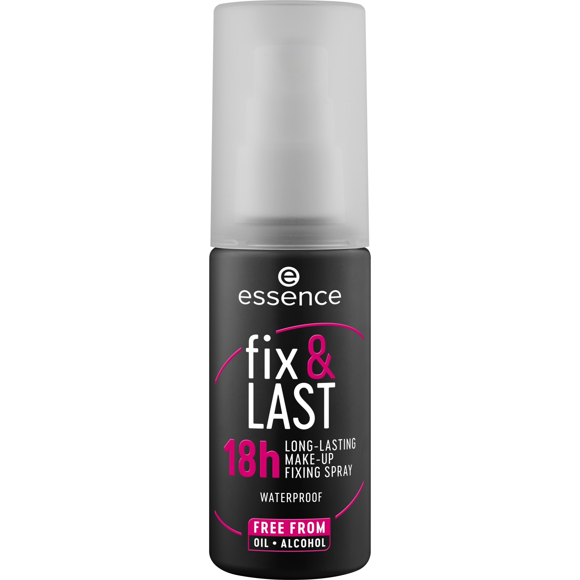 essence Vodeodolný fixačný sprej na make-up Fix & Last 18h (Waterproof Fixing Spray) 50 ml