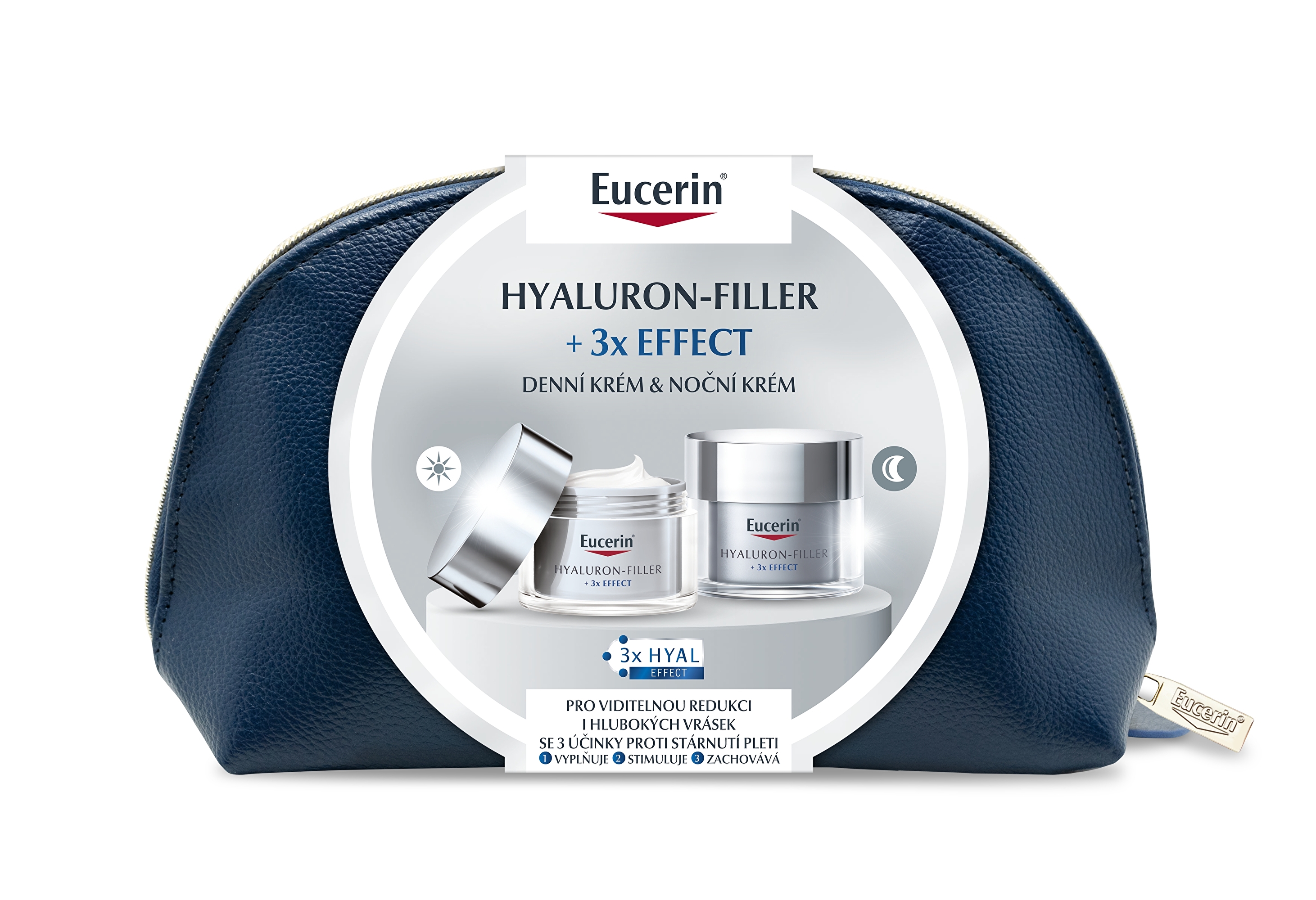 Eucerin Dárková sada pleťové péče Hyaluron-Filler + 3x Effect