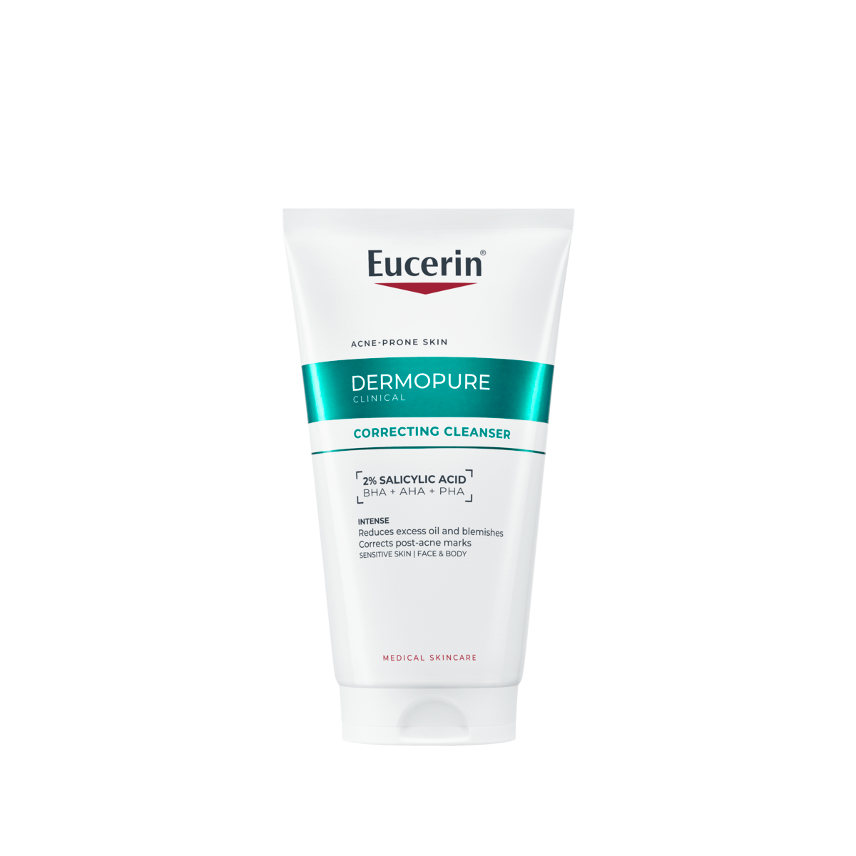 Eucerin Čistiaci gél na problematickú pleť DermoPure Clinical (Correcting Cleanser) 150 ml